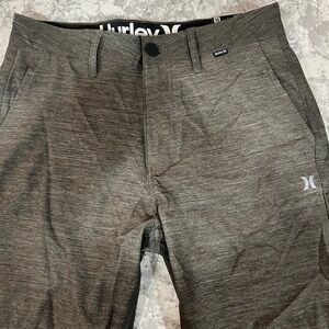 Hurley Charcoal Green Casual Shorts